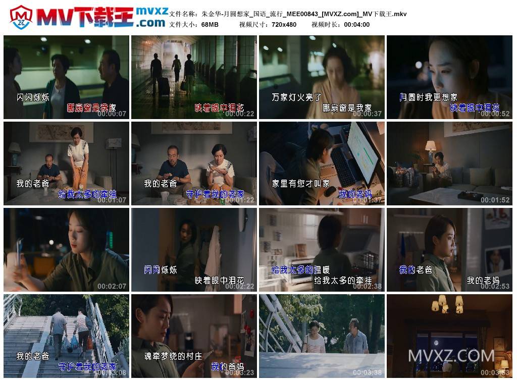 朱金华-月圆想家_国语_流行_MEE00843